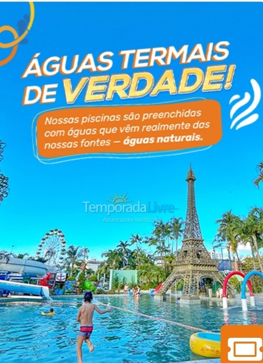 Casa para aluguel de temporada em Caldas Novas (Ctc Caldas Thermas Clube)