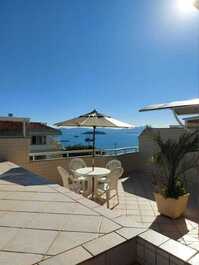 Cobertura com piscina e vista Espetacular para o mar