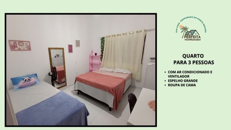 Quarto para 3 pessoas