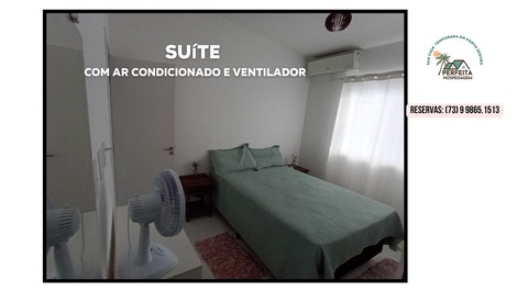 Suíte com cama de casal