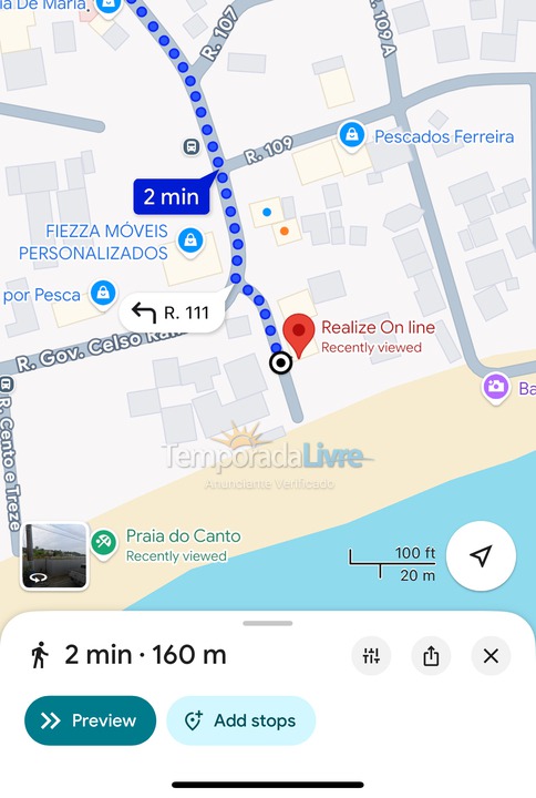 Apartamento para aluguel de temporada em Itapema (Canto da Praia)