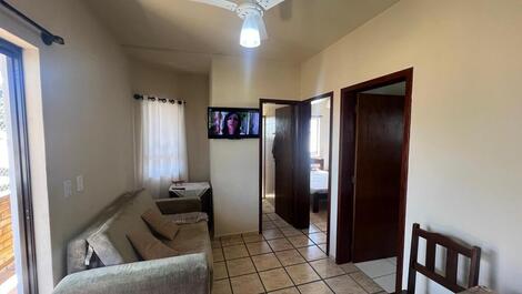 Estupendo apartamento a 50m del mar, 1 dormitorio con AC, agua de pozo.