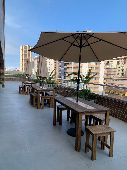 Apartamento para aluguel de temporada em Praia Grande (Praia do Caiçara)