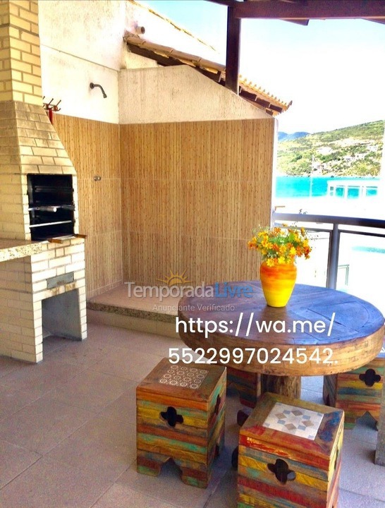 Apartamento para alquiler de vacaciones em Arraial do Cabo (Praia dos Anjos)