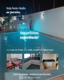 Leisure with a swimming pool, tranquility and security.