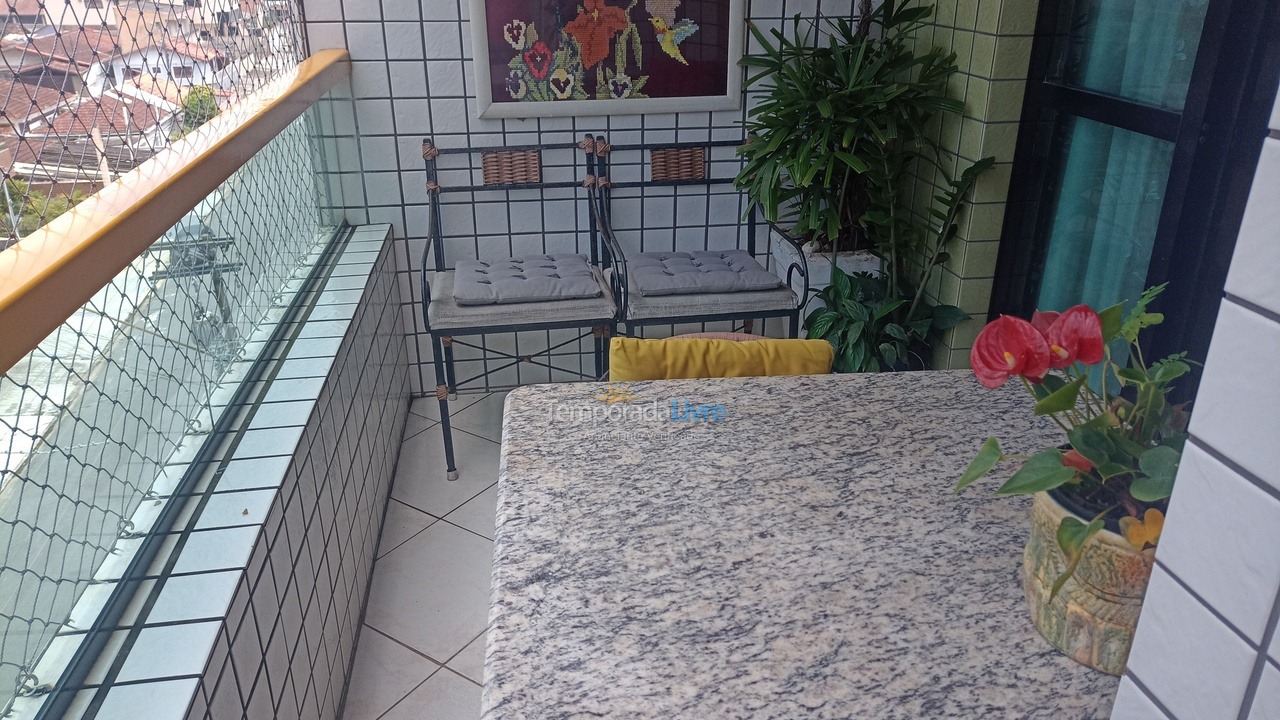 Apartamento para aluguel de temporada em Praia Grande (Vila Tupi)