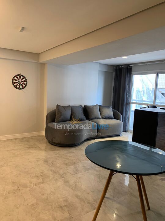 Apartamento para aluguel de temporada em Praia Grande (Praia do Caiçara)