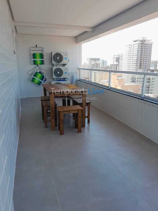 Apartamento para aluguel de temporada em Praia Grande (Praia do Caiçara)