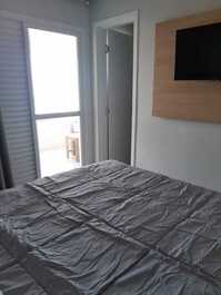 Ap para 8 pessoas, a 200 metros da praia, vista mar, Disp.CARNAVAL.!