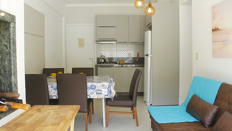 Apartamento a 60 metros de la playa de Quatro Ilhas