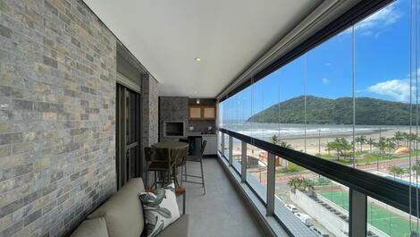 Apartamento Frontal ao MAR em BERTIOGA PREDIO NOVO