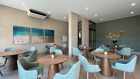 Apartamento Frontal ao MAR em BERTIOGA PREDIO NOVO
