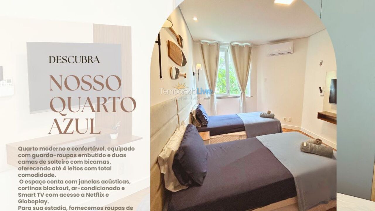 Apartamento para aluguel de temporada em Rio de Janeiro (Leblon)