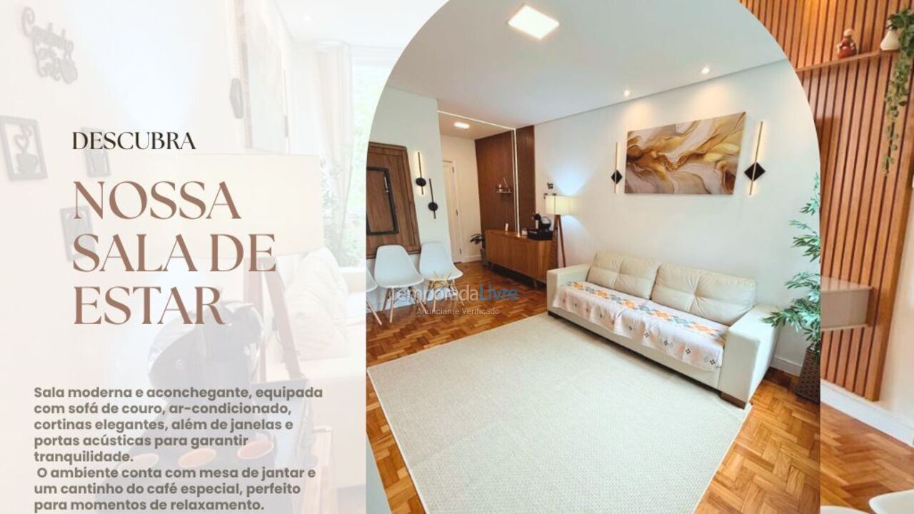 Apartamento para aluguel de temporada em Rio de Janeiro (Leblon)