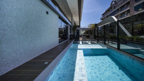 Apartamento em Bombas para até 8 pessoas