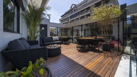 Apartamento em Bombas para até 8 pessoas