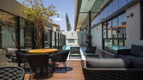 Apartamento em Bombas para até 8 pessoas