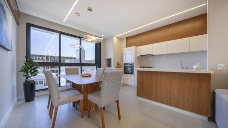 Apartamento em Bombas para até 8 pessoas