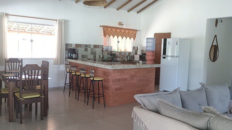 Casa en alquiler en la playa de Guaratiba, Prado BA.