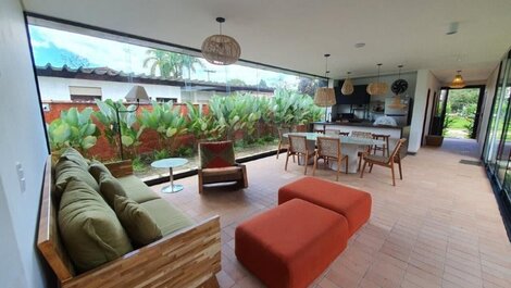 Casa para 12 personas en la playa de Itamambuca, Ubatuba