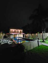 Vista quarto 4 da piscina com suíte