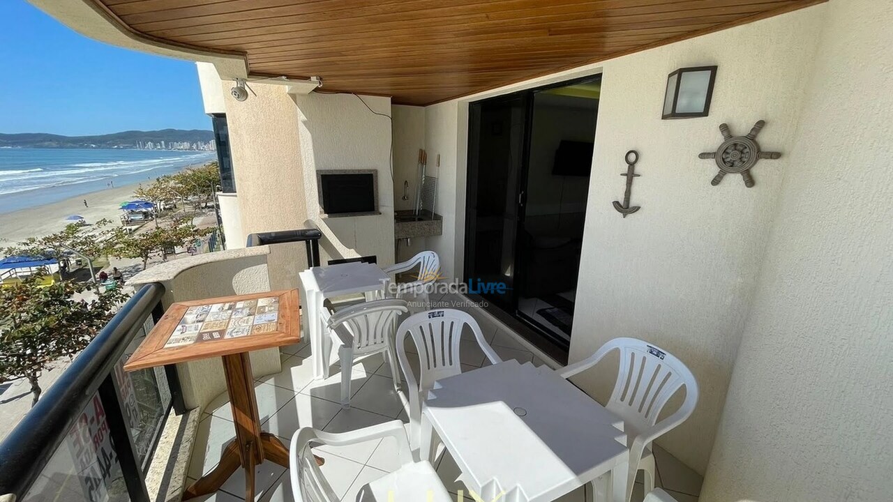 Apartamento para alquiler de vacaciones em Itapema (Meia Praia Frente Mar)