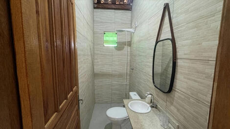 Casa de Praia em Porto Belo, 2 quartos com Ar-condicionado e Garagem