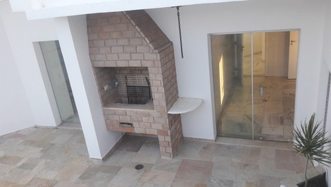 Churrasqueira  da cobertura  e cozinha ao lado, 9⁰ andar