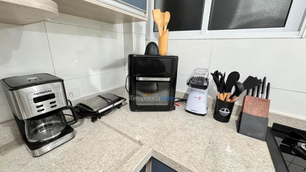 Apartamento para aluguel de temporada em Santos (Aparecida)