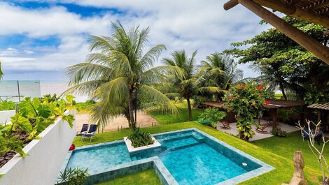 Casa de Luxo Pé na Areia, o Caribe em Maragogi/AL