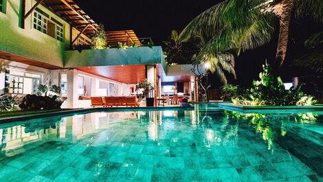 Casa de Luxo Pé na Areia, o Caribe em Maragogi/AL