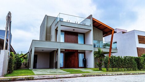 Casa Moderna Beira-Mar em Paripueira/AL