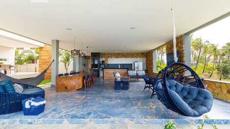 Mansão de Luxo em Condomínio no Caribe Brasileiro