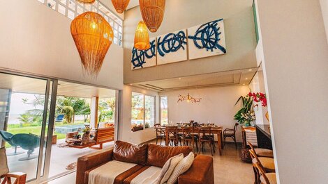 Casa de Luxo Pé na Areia, o Caribe em Maragogi/AL