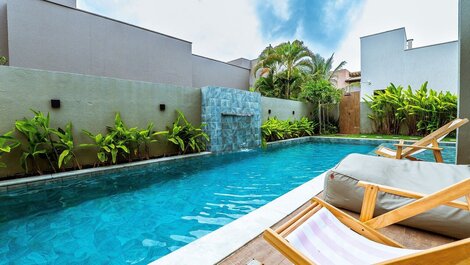 Casa Moderna Beira-Mar em Paripueira/AL