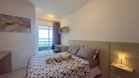 Moderno apartamento frente al mar en Atalaia, Aracaju/SE