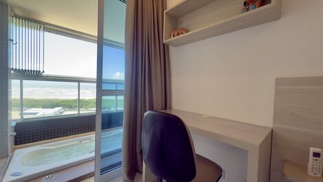 Moderno apartamento frente al mar en Atalaia, Aracaju/SE