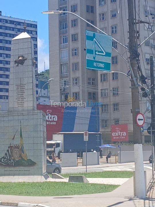 Apartamento para alquiler de vacaciones em São Vicente (Gonzaguinha)