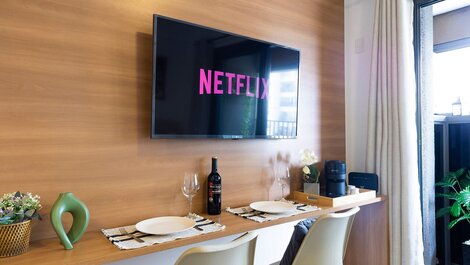 Moderno c/ AC e Academia próx ao Parque Ibirapuera