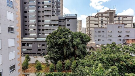 Moderno y encantador apartamento tipo estudio en Pinheiros.