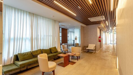 Moderno y encantador apartamento tipo estudio en Pinheiros.