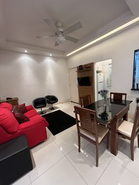 Sala de estar y dormitorio