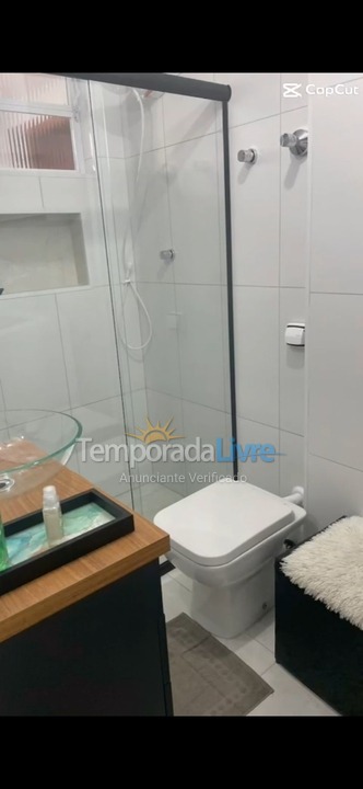 Apartamento para alquiler de vacaciones em São Vicente (Gonzaguinha)