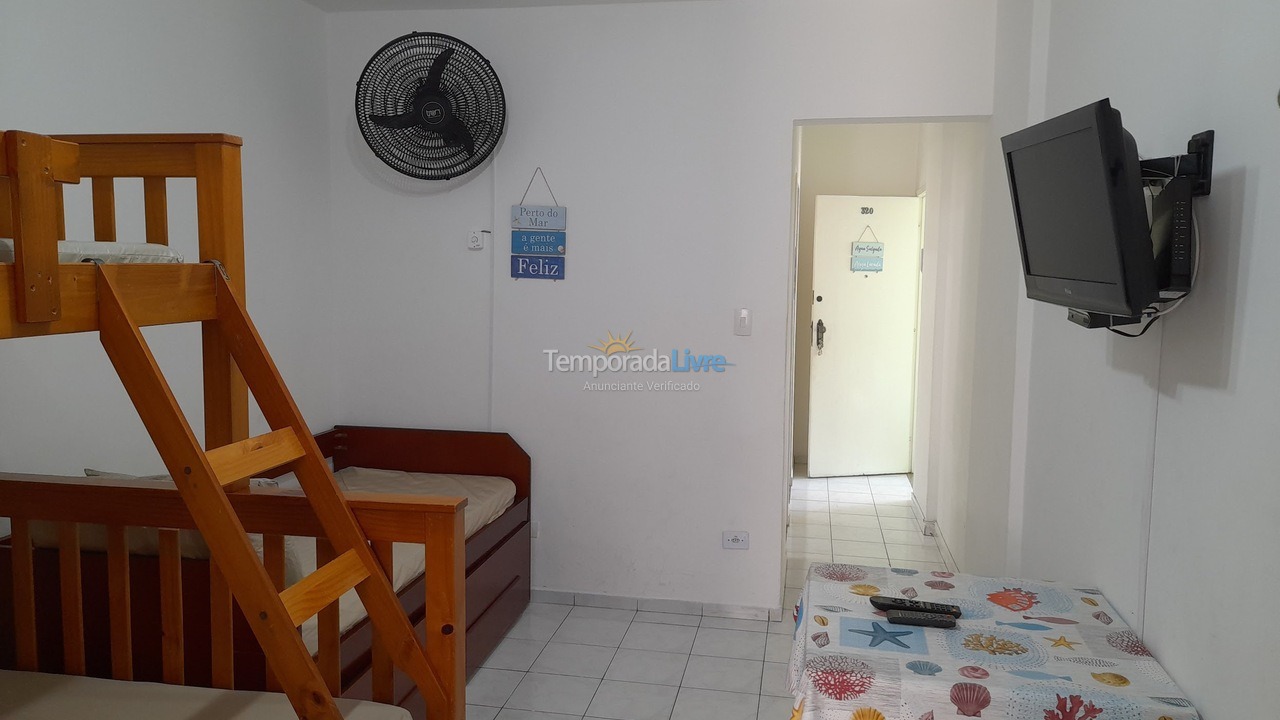 Apartamento para alquiler de vacaciones em Santos (Ponta da Praia)