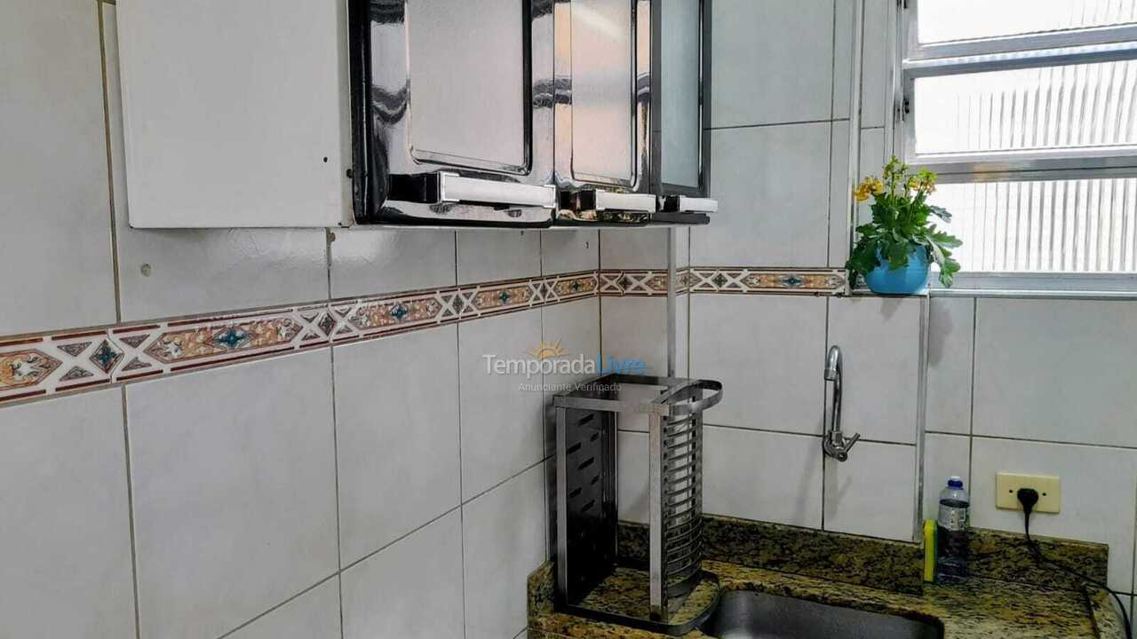 Apartamento para alquiler de vacaciones em Santos (Ponta da Praia)