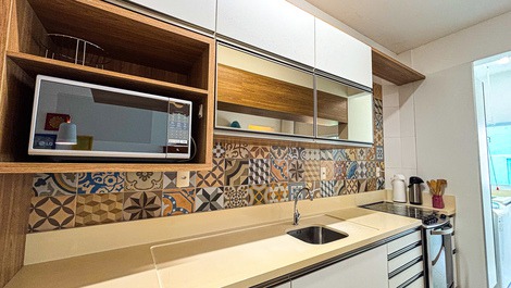 Partiu Palmas? Apto a 180m da praia.