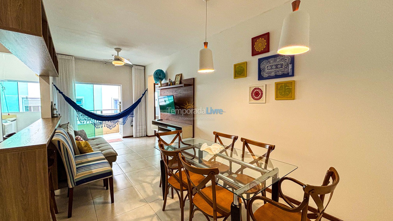 Apartamento para aluguel de temporada em Governador Celso Ramos (Praia de Palmas)