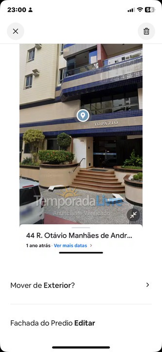 Apartment for vacation rental in Guarapari (Centro)