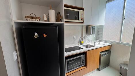 Ed. Ilhas do Sul: 1 dormitorio en Av. Brasil // aire acondicionado // wifi