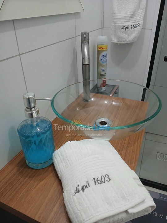 Apartamento para alquiler de vacaciones em São Vicente (Gonzaguinha)